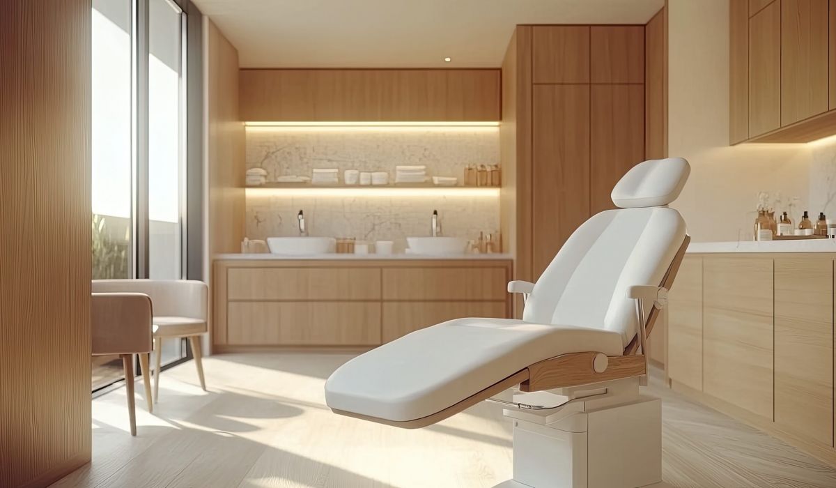 Med spa treatment room requiring compliance and medical director oversight